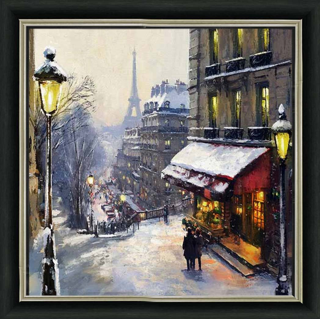 CY562 Paris Snow Night