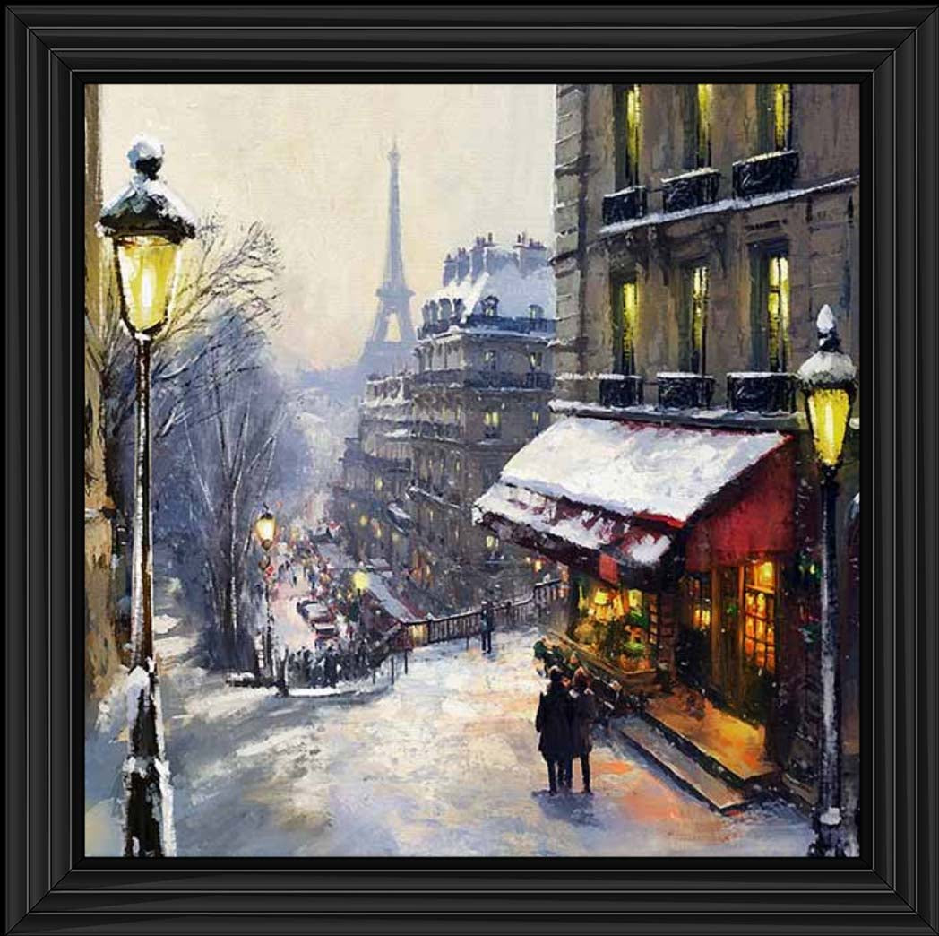CY562 Paris Snow Night