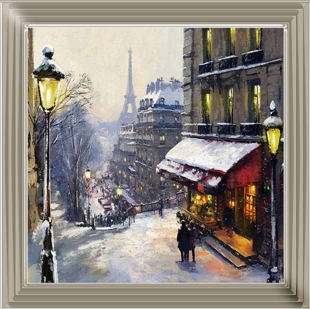CY562 Paris Snow Night