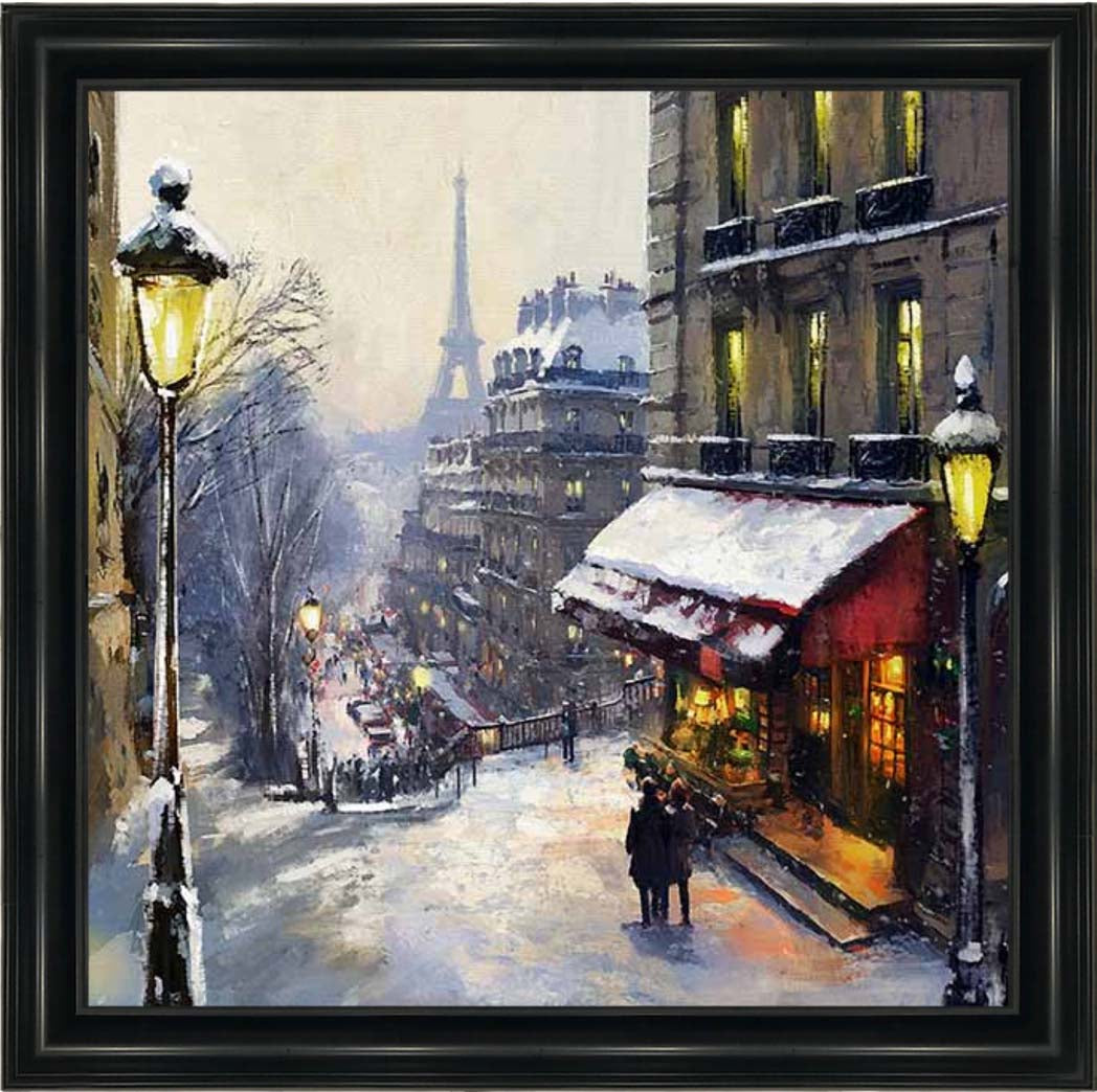 CY562 Paris Snow Night