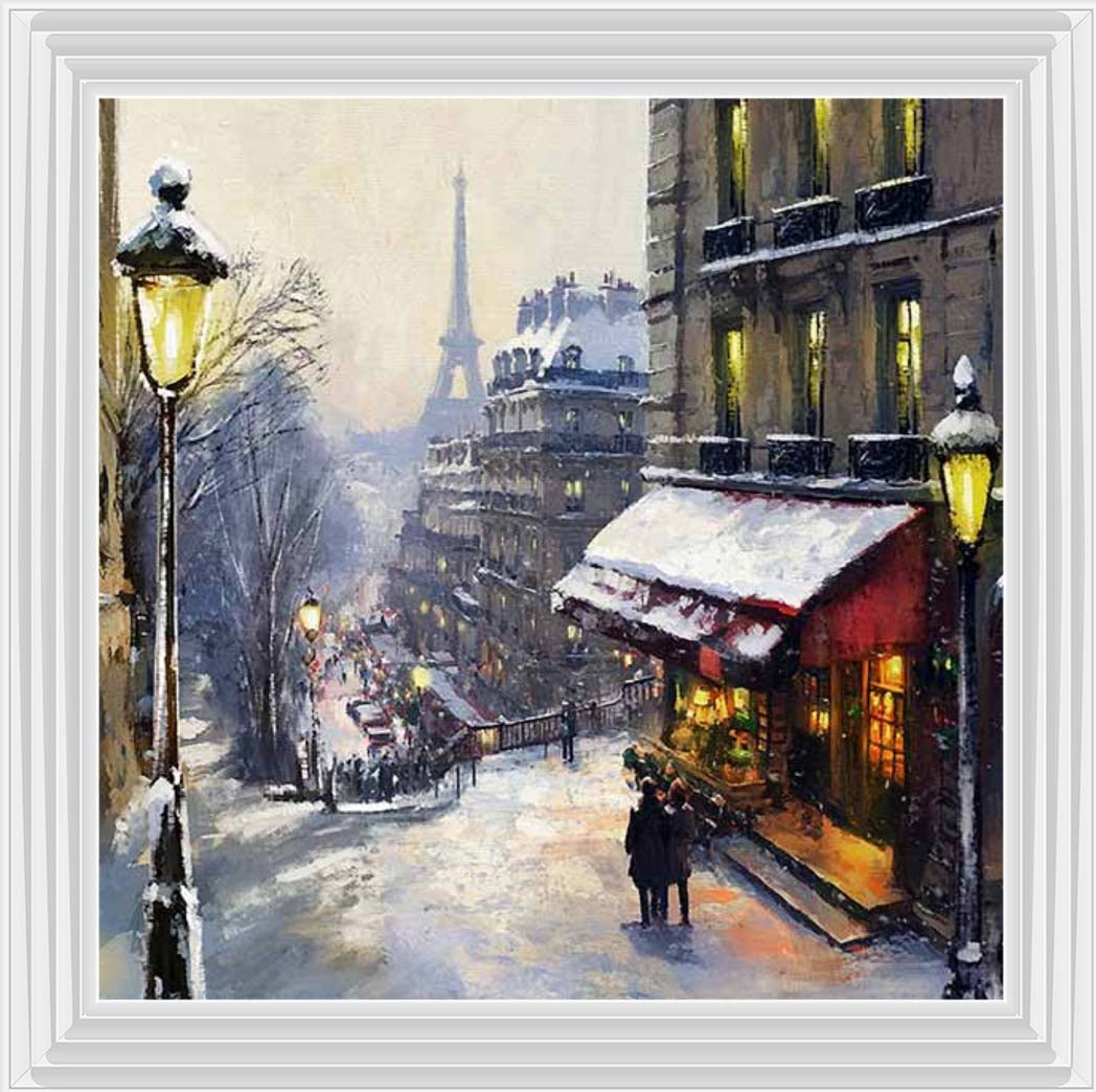 CY562 Paris Snow Night