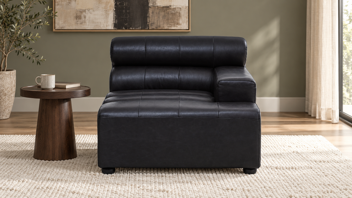 Linea Stone Velvet Storage Ottoman Bench