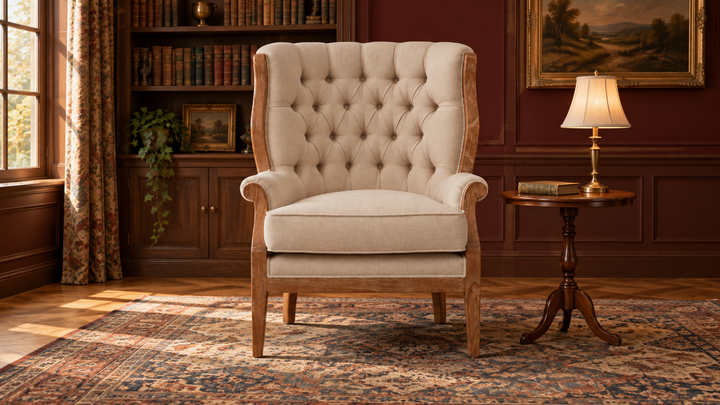 Terra Cream Upholstered Chair