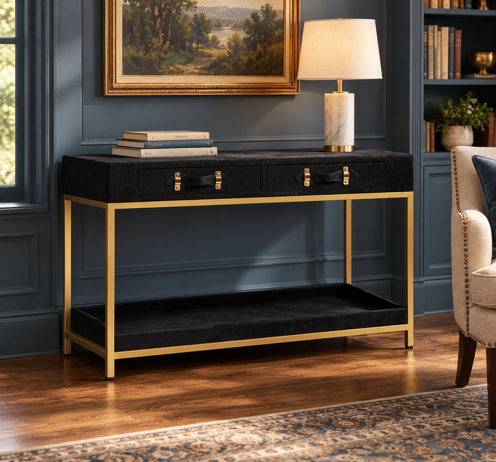 Vireo Townhouse Console Table – Hair On Hide