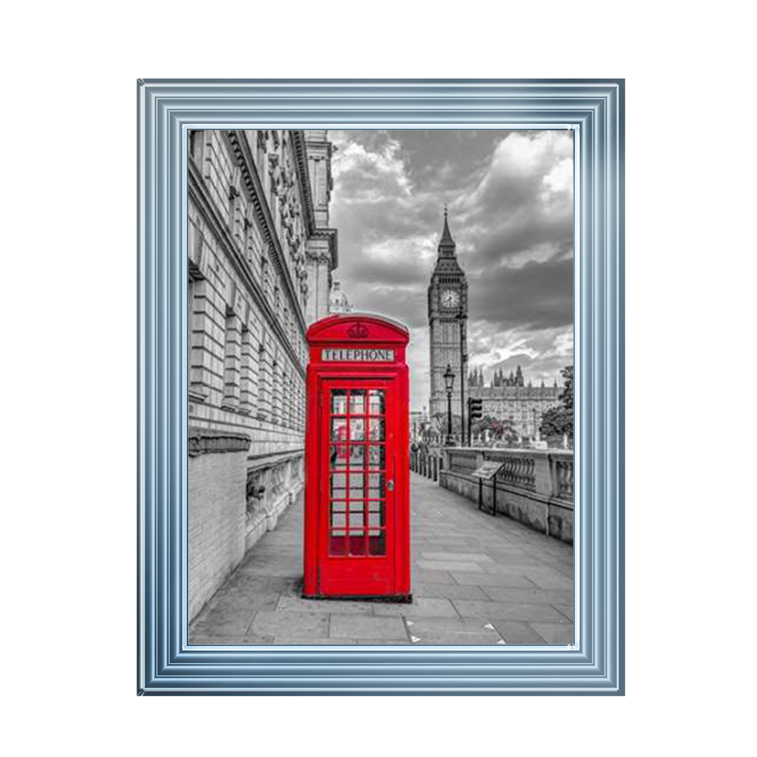 Telephone booth with Big Ben, London, Assaf Frank