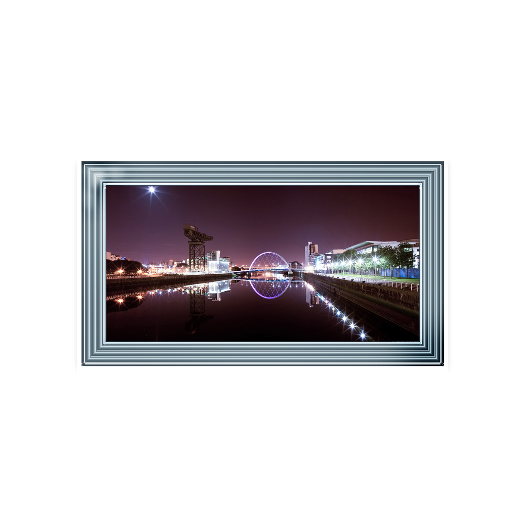 CY026 Lit Up cityscape of Glasgow
