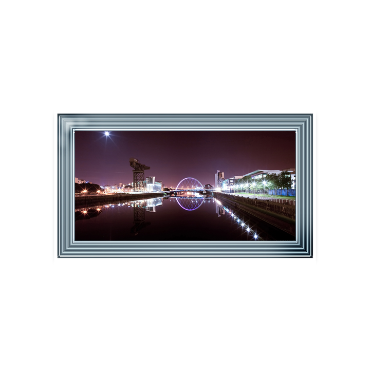 CY026 Lit Up cityscape of Glasgow