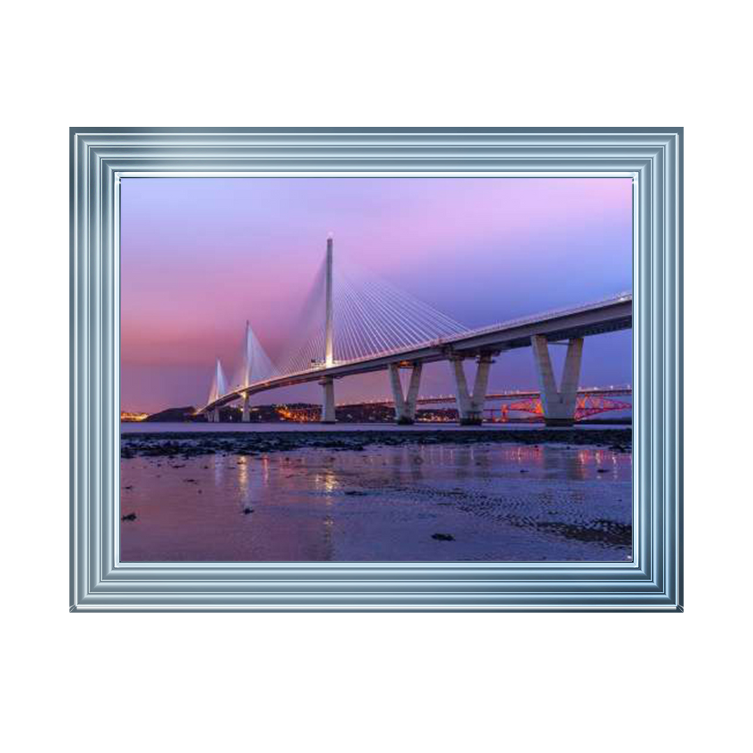 Queensferry Crossing in the evening, Scotland, Assaf Frank