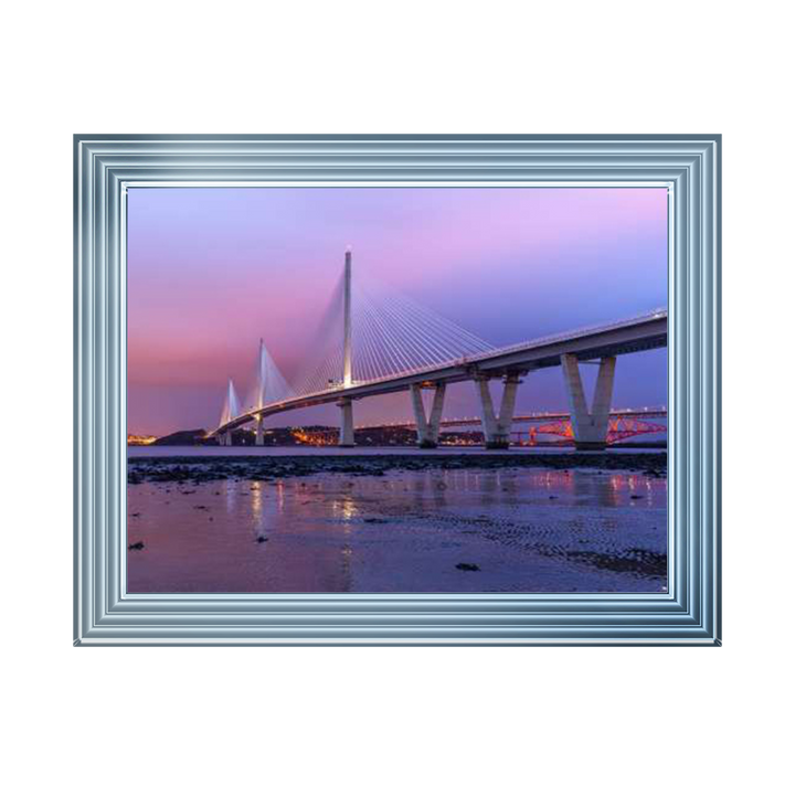 Queensferry Crossing in the evening, Scotland, Assaf Frank