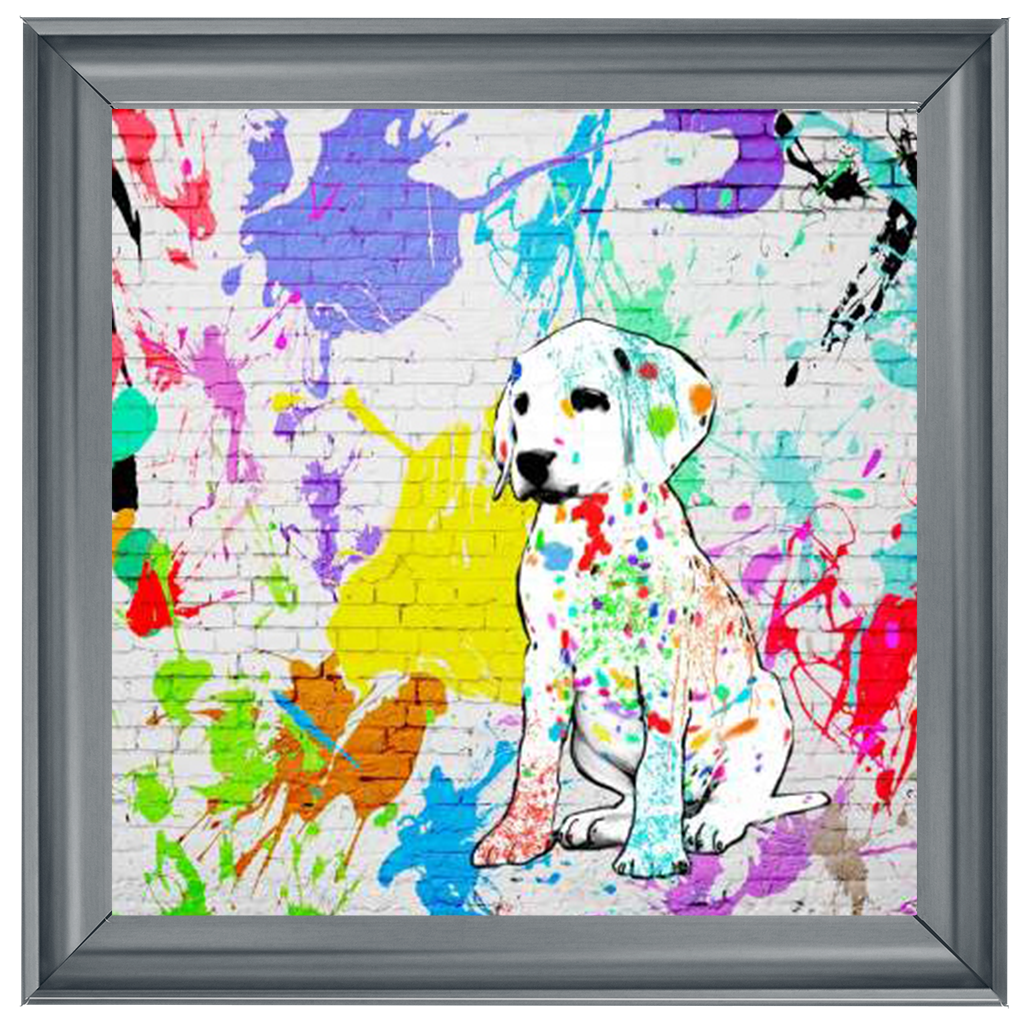 1MF4300 Labrador Street Art, inspired by Banksy