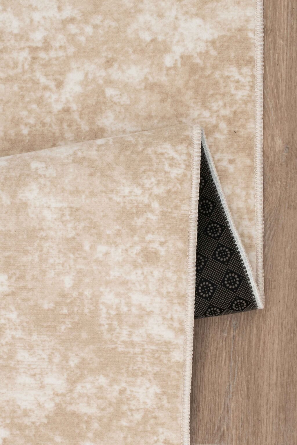 Washable Soft Mink Beige Area Rug