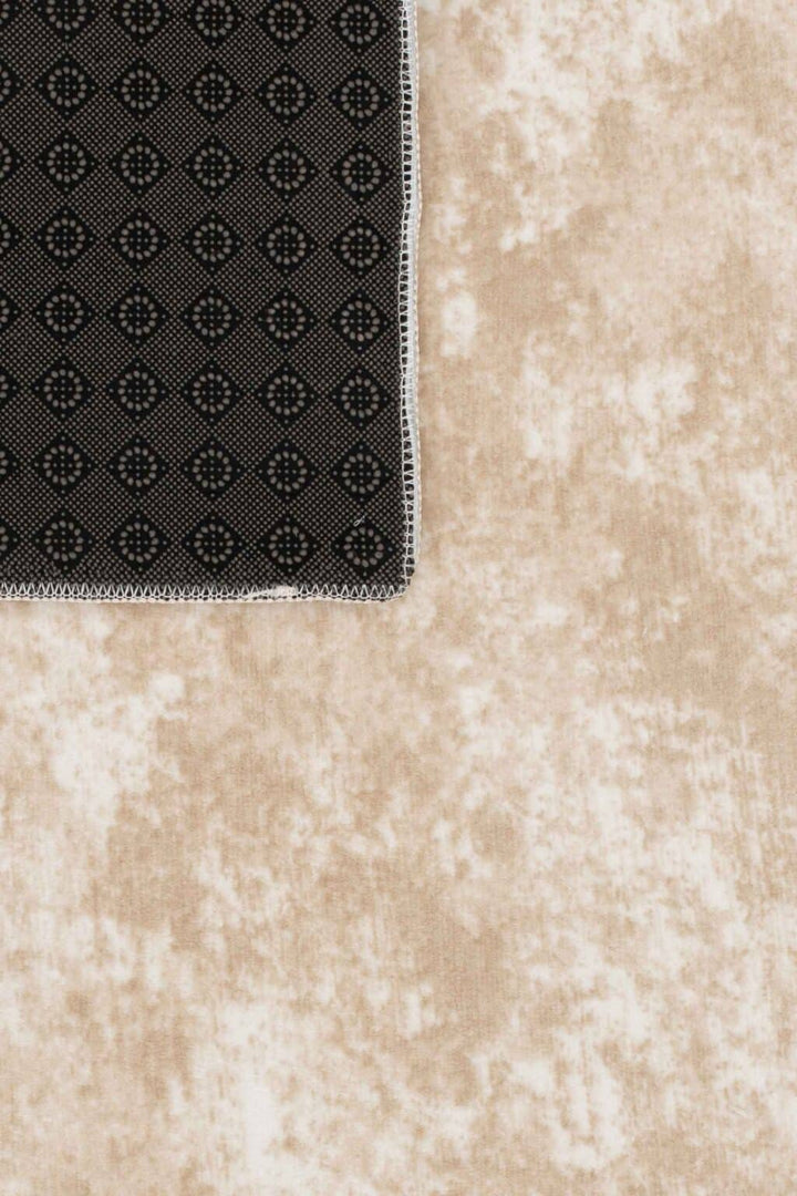 Washable Soft Mink Beige Area Rug
