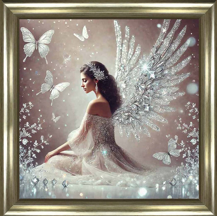 FG1028-C Crystal Angel Wings