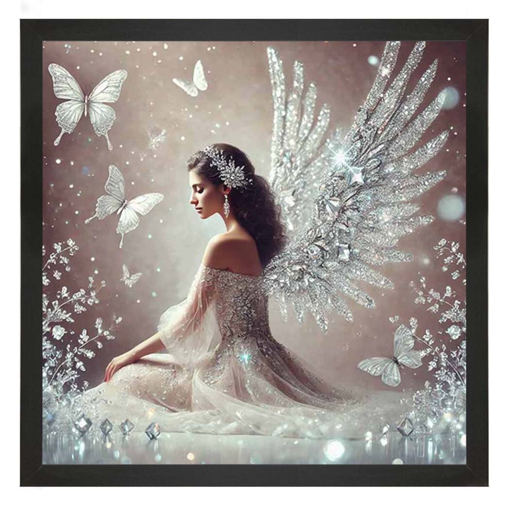 FG1028-C Crystal Angel Wings