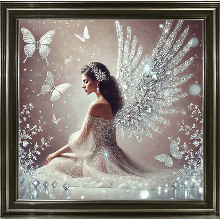 FG1028-C Crystal Angel Wings
