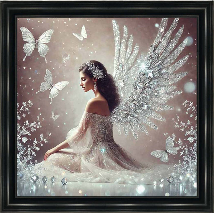 FG1028-C Crystal Angel Wings