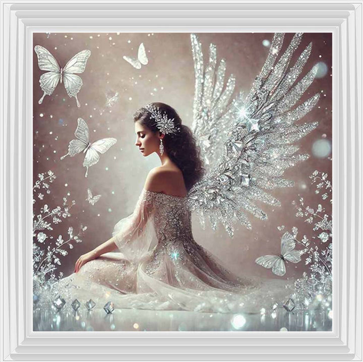 FG1028-C Crystal Angel Wings