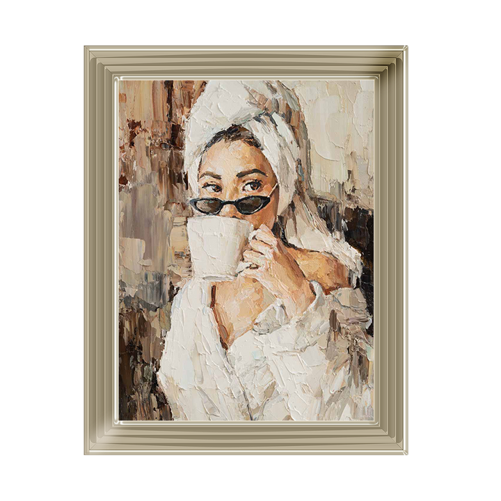 Spa Day Oil Painting