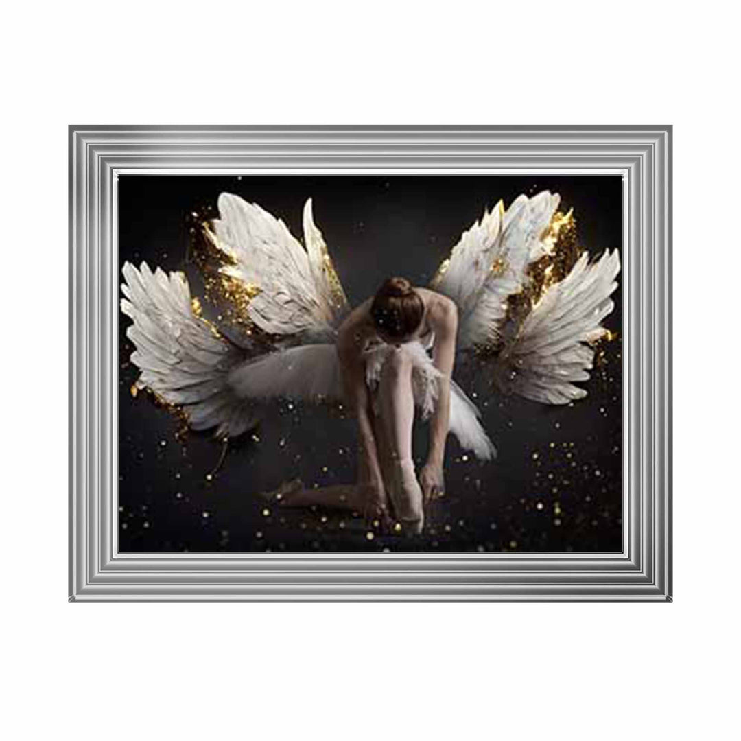 FG748 Ballerina with Gold Wings
