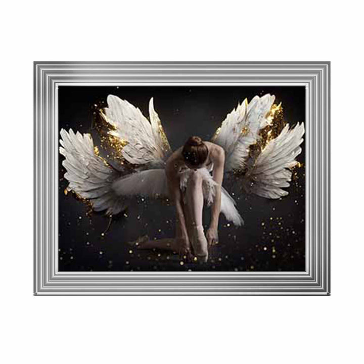 FG748 Ballerina with Gold Wings