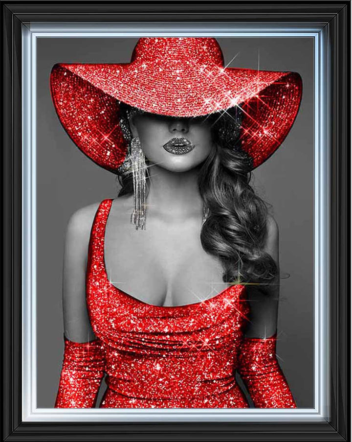 FG956 RED HAT RED DRESS ||