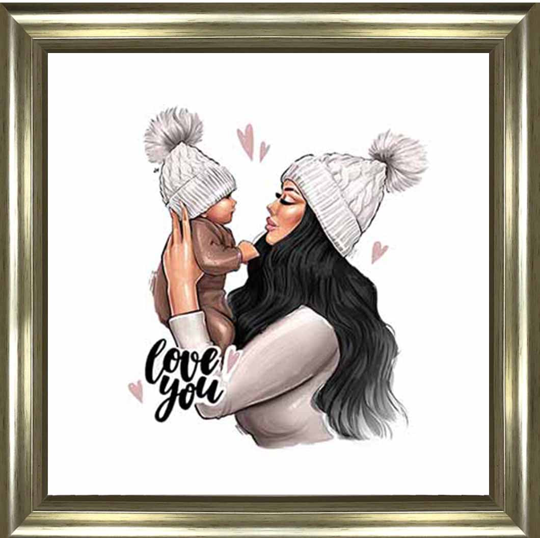 FG916 I Love You Baby & Mum