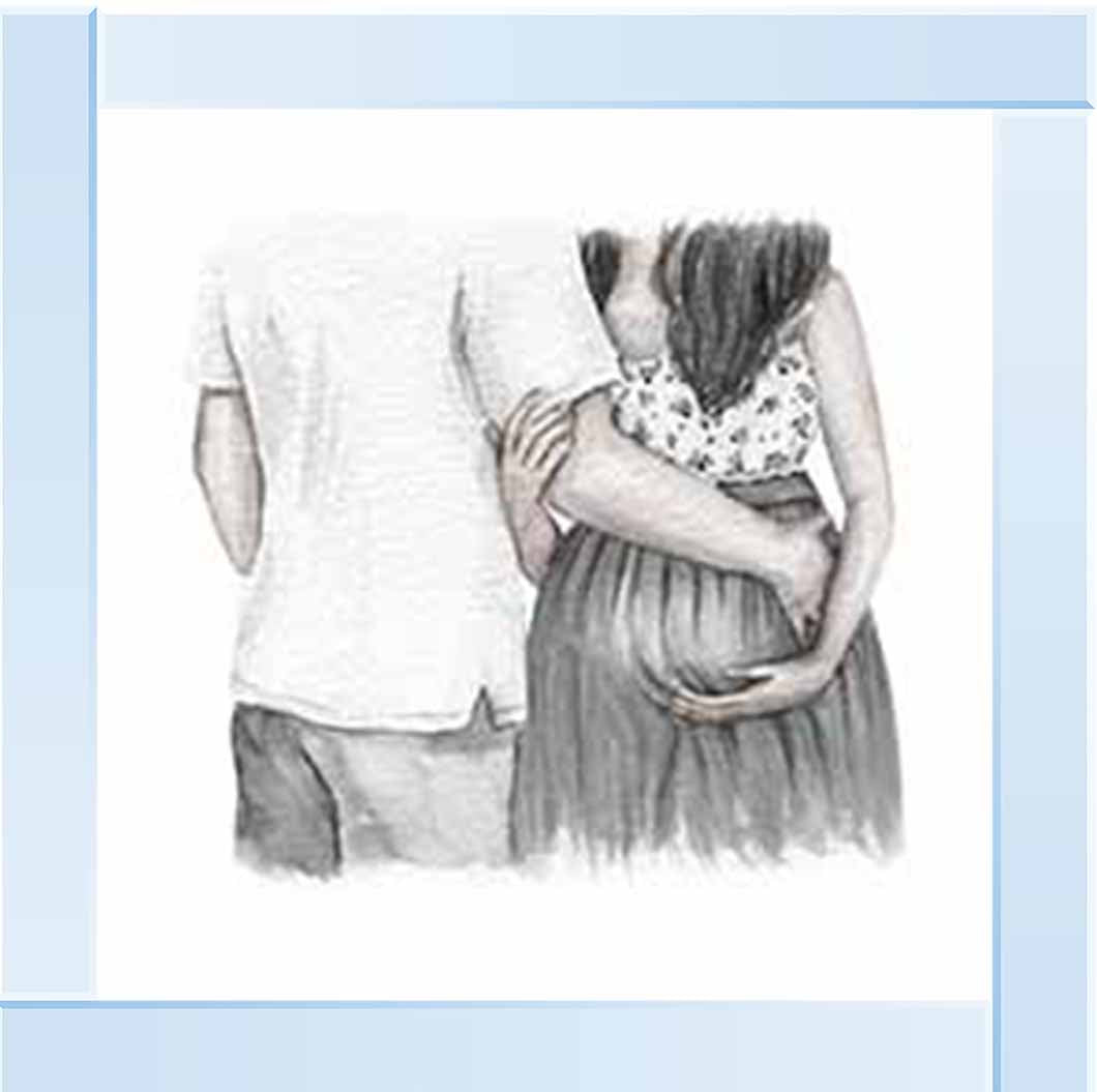 FG918-B&W Pregnant Couple