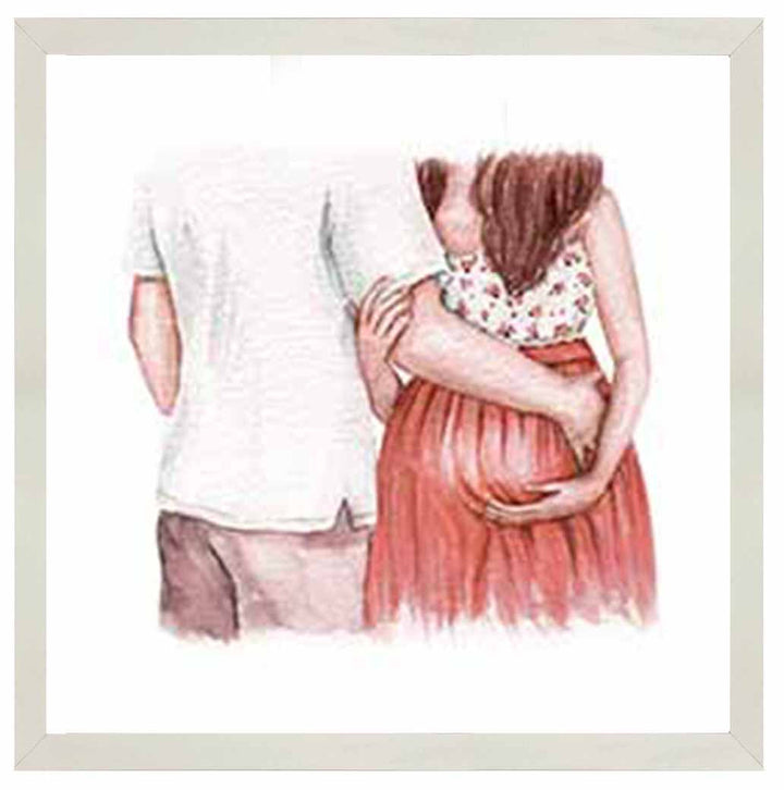 FG918-R Pregnant Couple Red