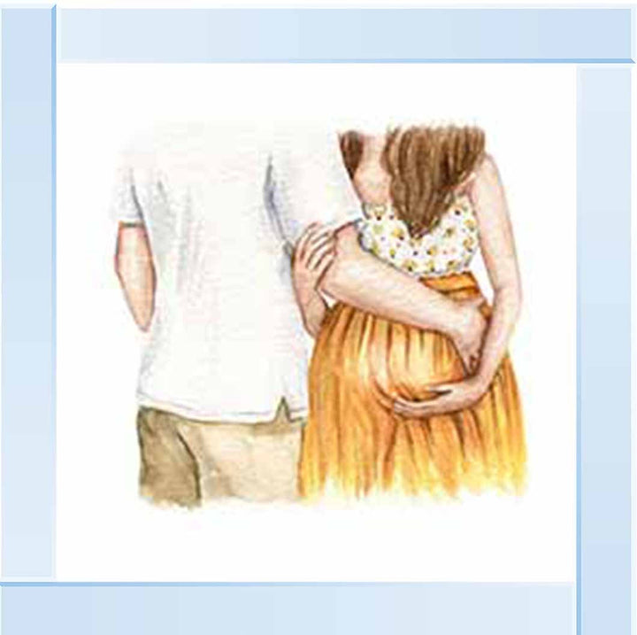 FG918-Y Pregnant Couple Red