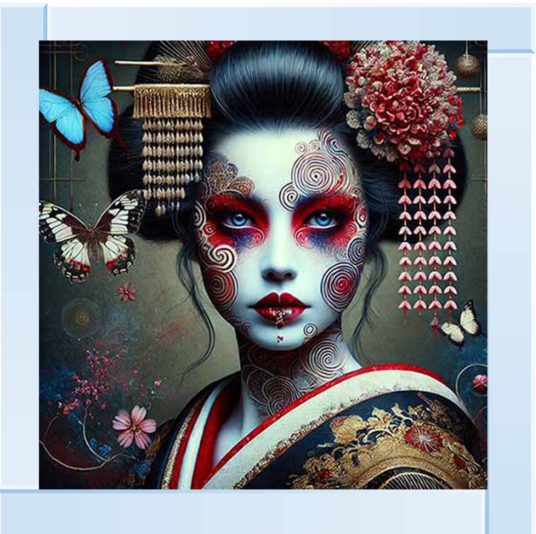 FG982 Japanese Geisha |||
