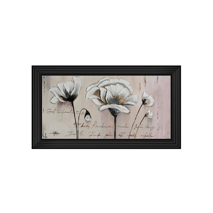 Flower pencil drawing
