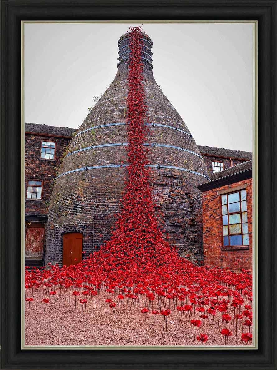 FL504 POPPIES WEEPING WINDOW