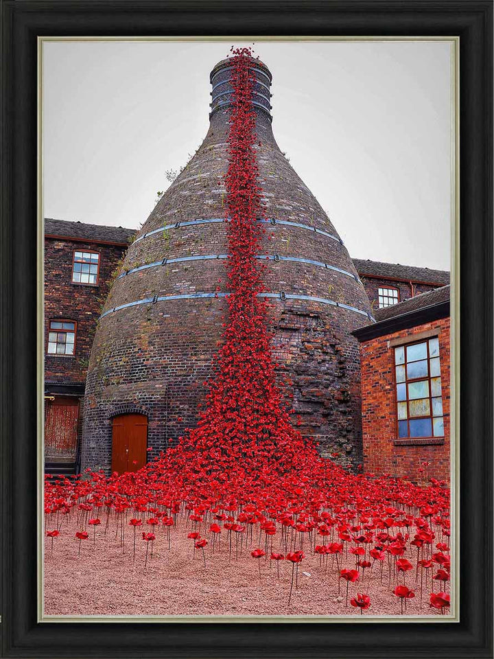 FL504 POPPIES WEEPING WINDOW