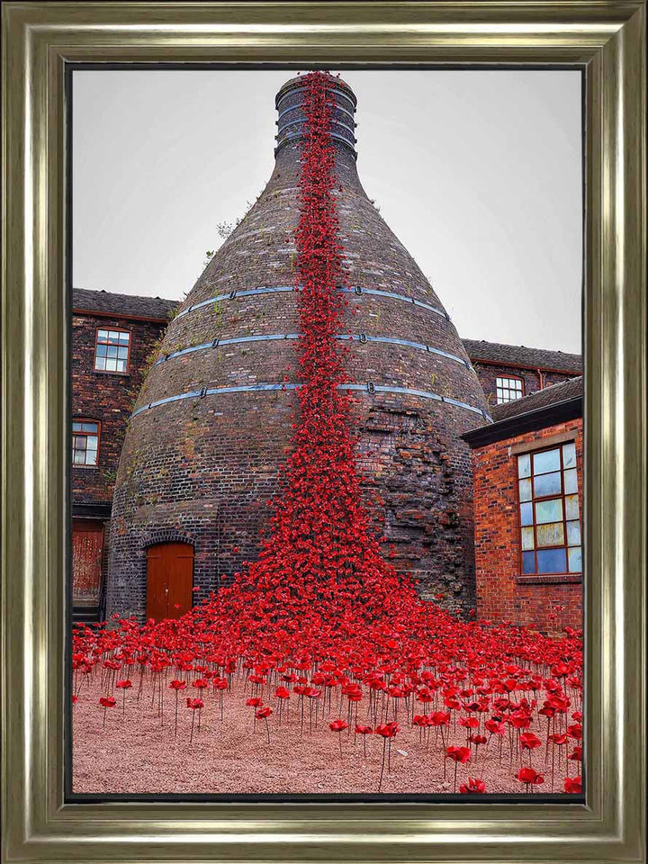 FL504 POPPIES WEEPING WINDOW