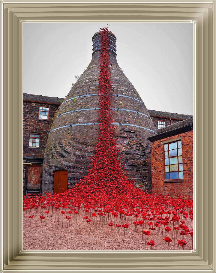 FL504 POPPIES WEEPING WINDOW