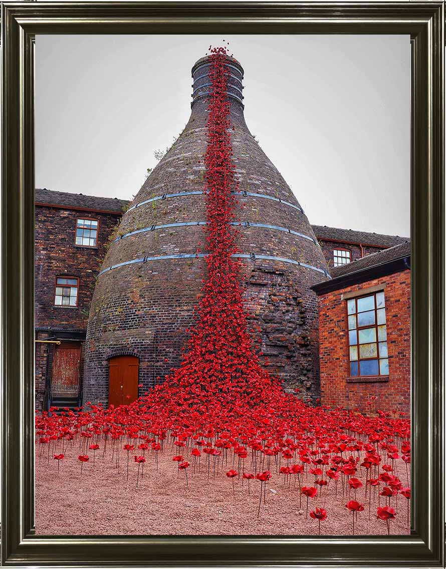 FL504 POPPIES WEEPING WINDOW