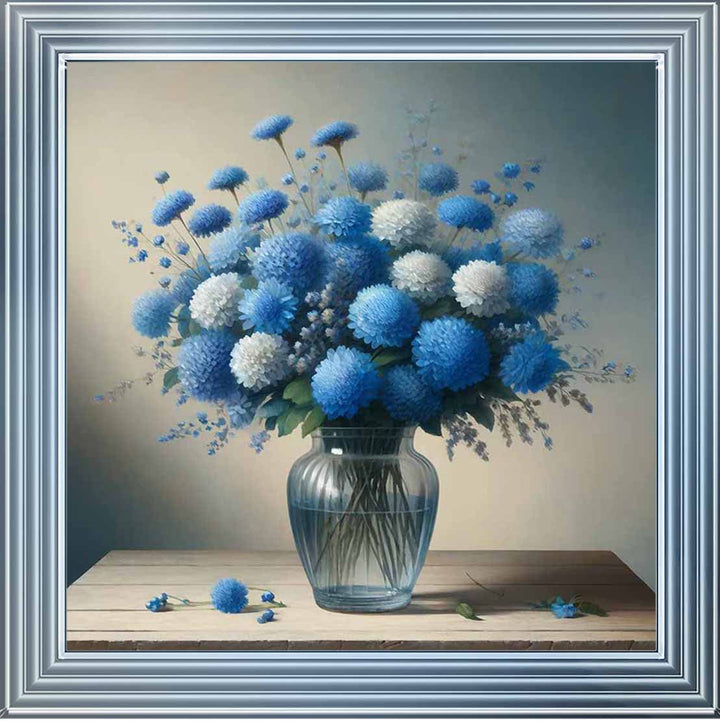 FL508 TEAL FLOWER