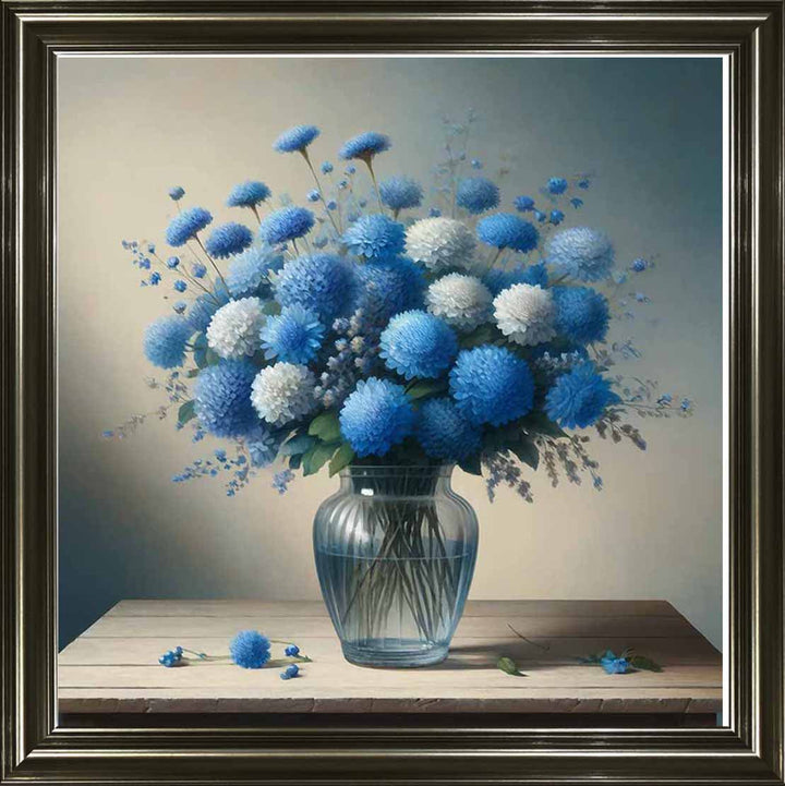 FL508 TEAL FLOWER