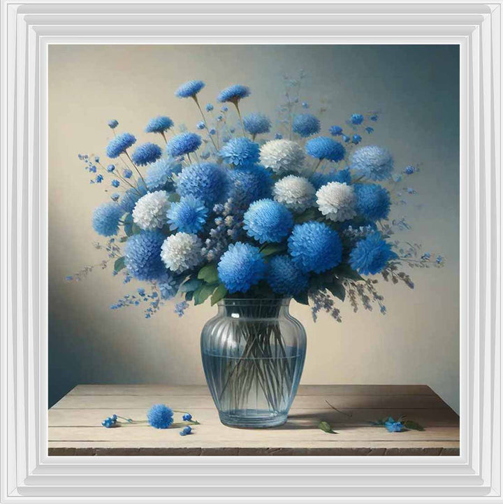 FL508 TEAL FLOWER