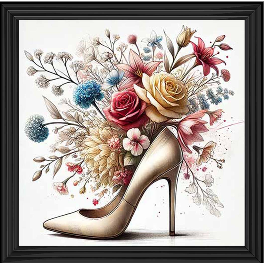 FL560 Flowers in Shoe
