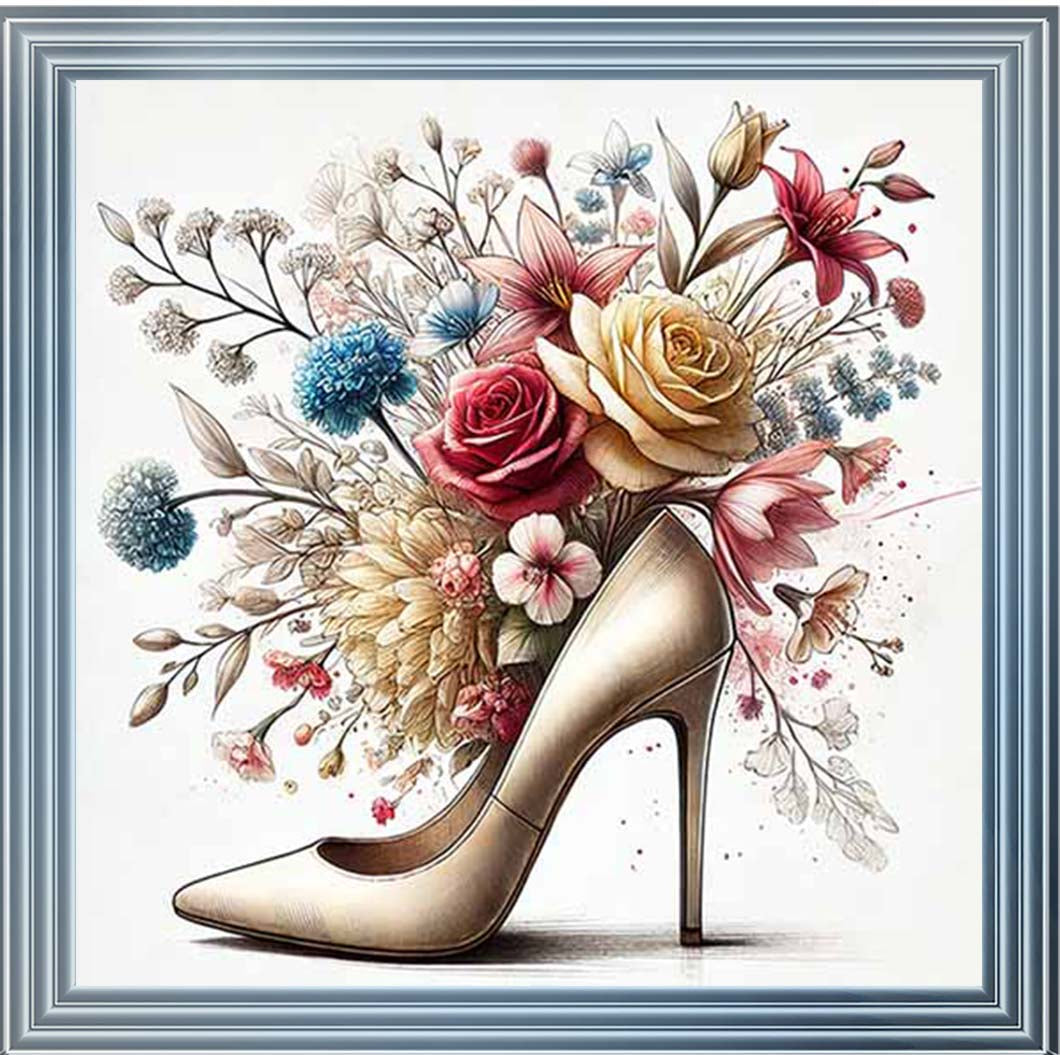 FL560 Flowers in Shoe