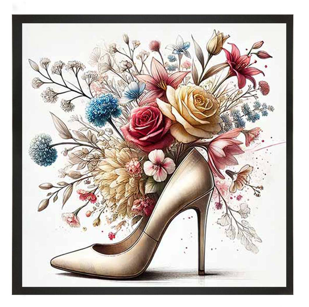 FL560 Flowers in Shoe