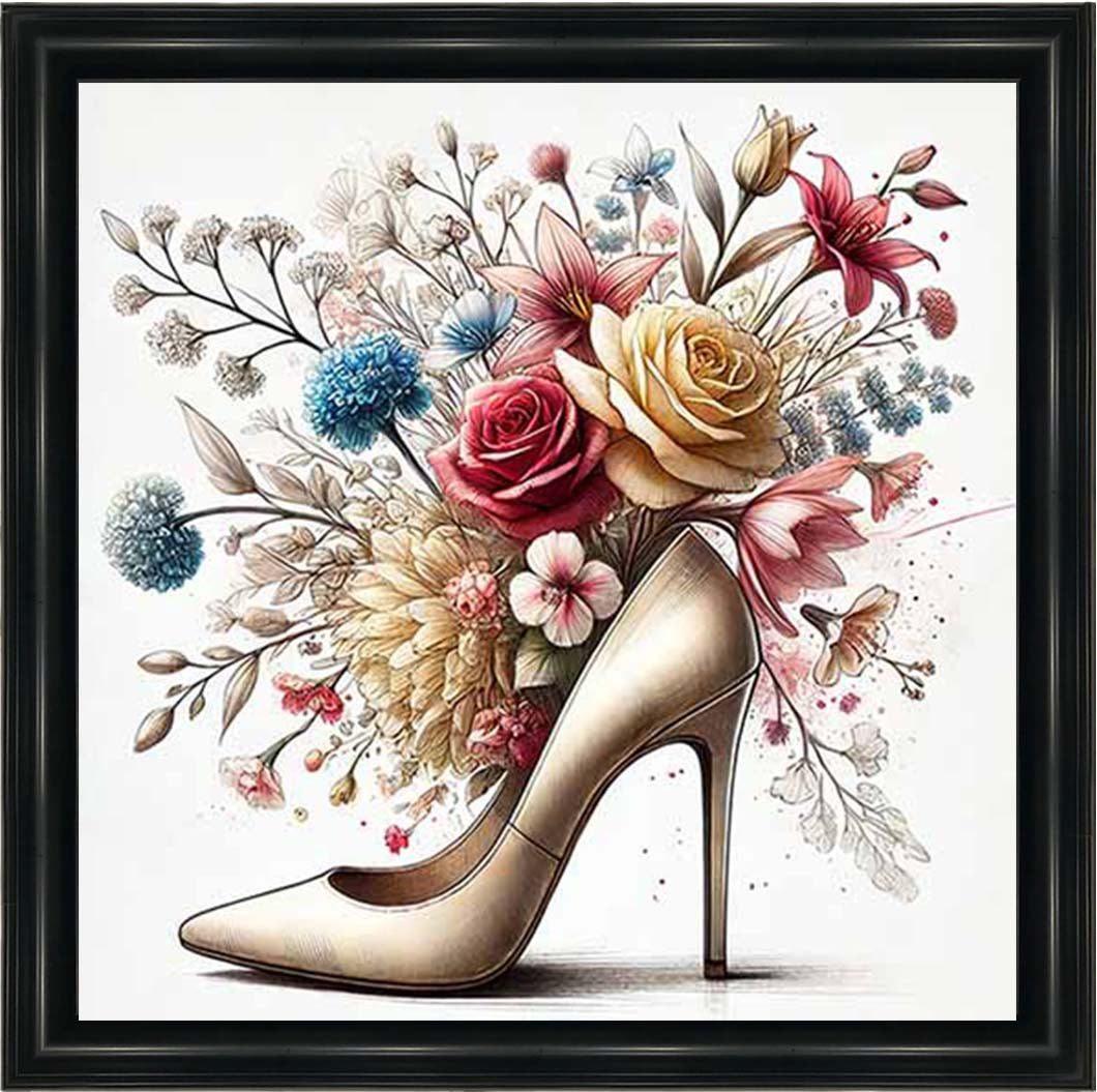 FL560 Flowers in Shoe