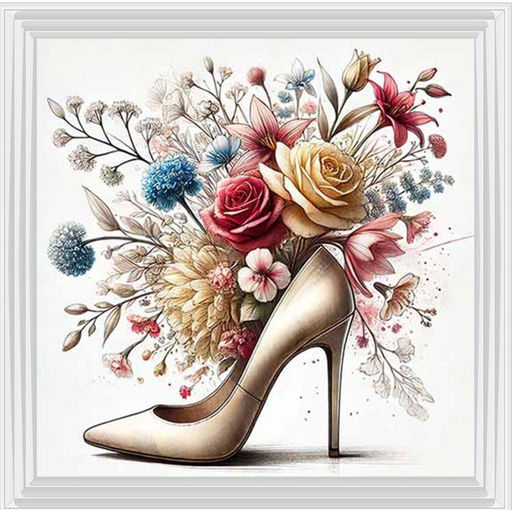 FL560 Flowers in Shoe