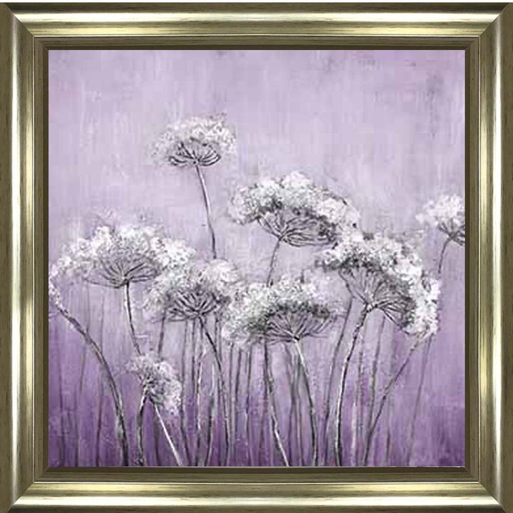 FL575 White Denise, Purple Background