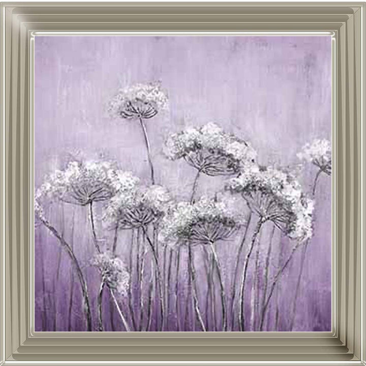 FL575 White Denise, Purple Background