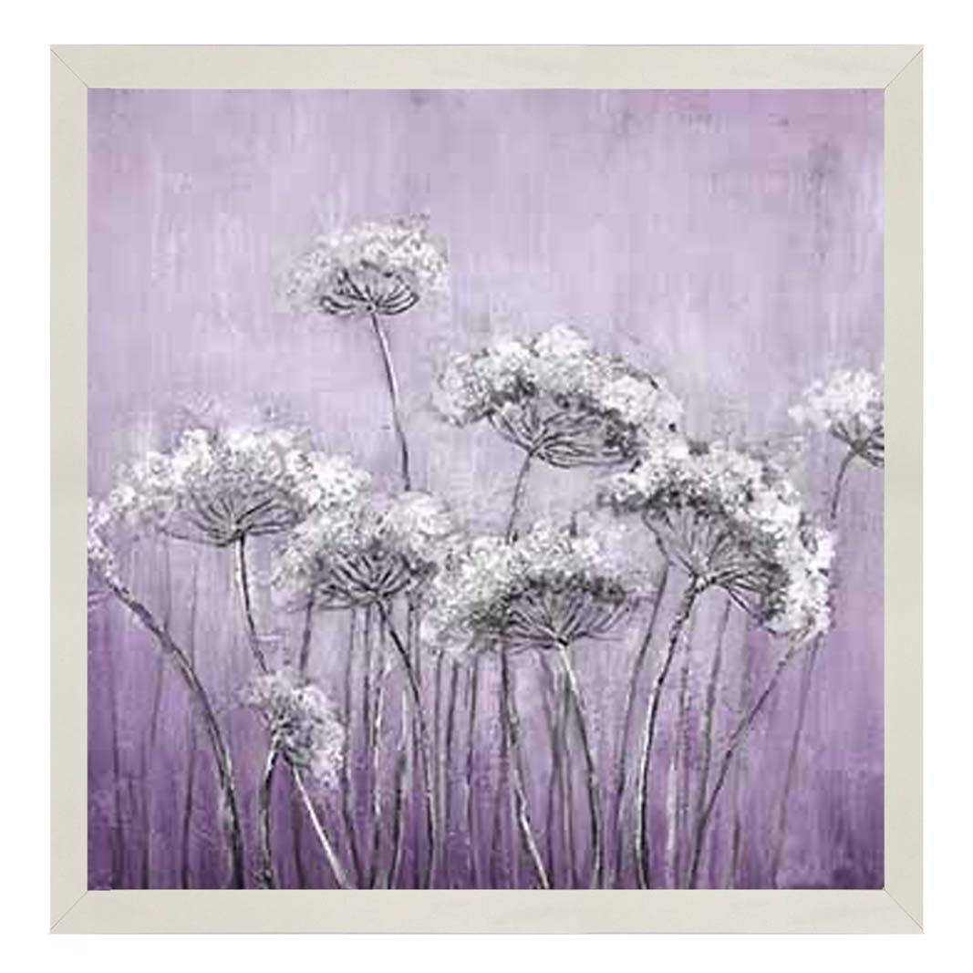 FL575 White Denise, Purple Background