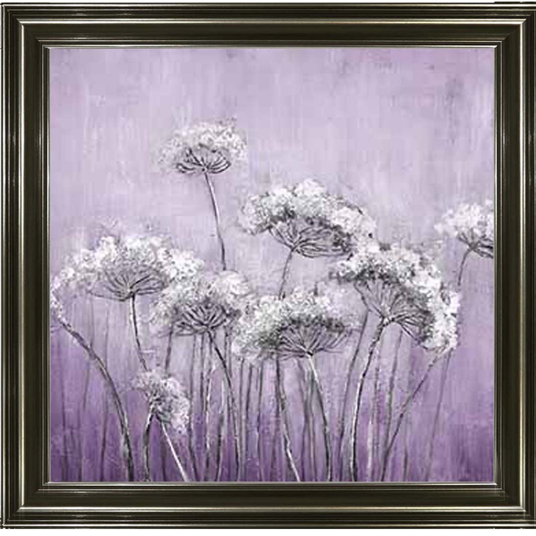 FL575 White Denise, Purple Background