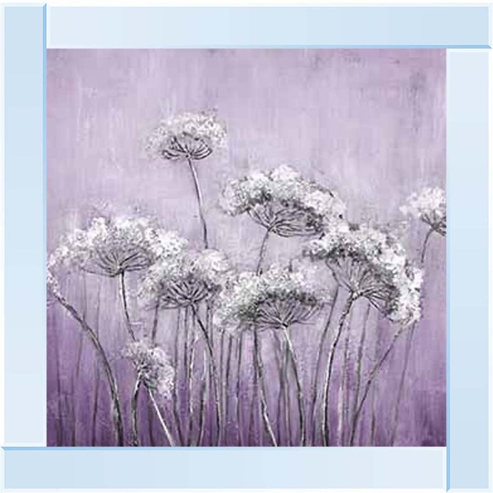 FL575 White Denise, Purple Background