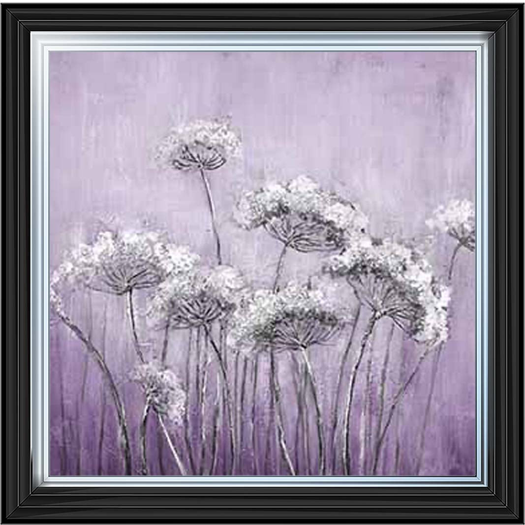 FL575 White Denise, Purple Background